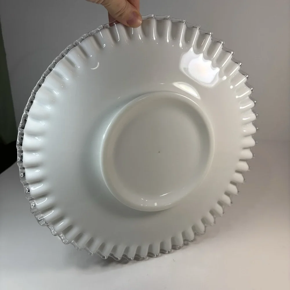 VTG FENTON Silver Crest 12 1/2